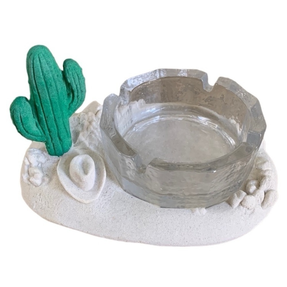 Mr. Sandman Sandsculpt Collection Western Ashtray - 6" wide